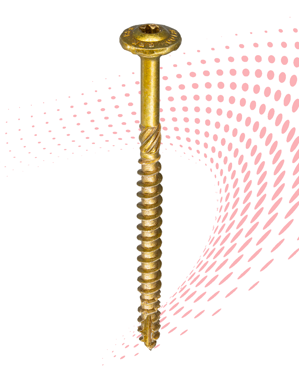 5/16" x 3-1/2" GRK’s RSS™ Rugged Structural Torx Screw - for Installation of ceiling track for patient lifts bottom-up direct to perpendicular trusses