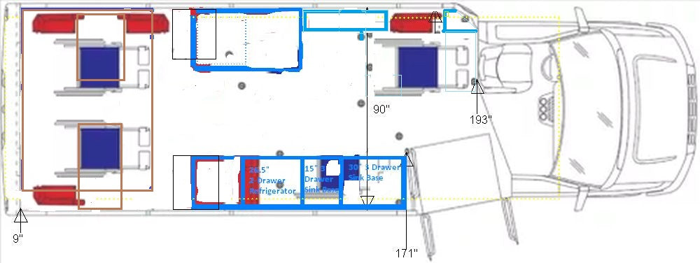 带有太阳能空调的自定义轮椅可访问Class-C RV
