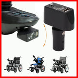 Power2Go Smartphone USB Charger and LED Light for Electric Wheelchair - With coil retractable cord - Inclusive Inc