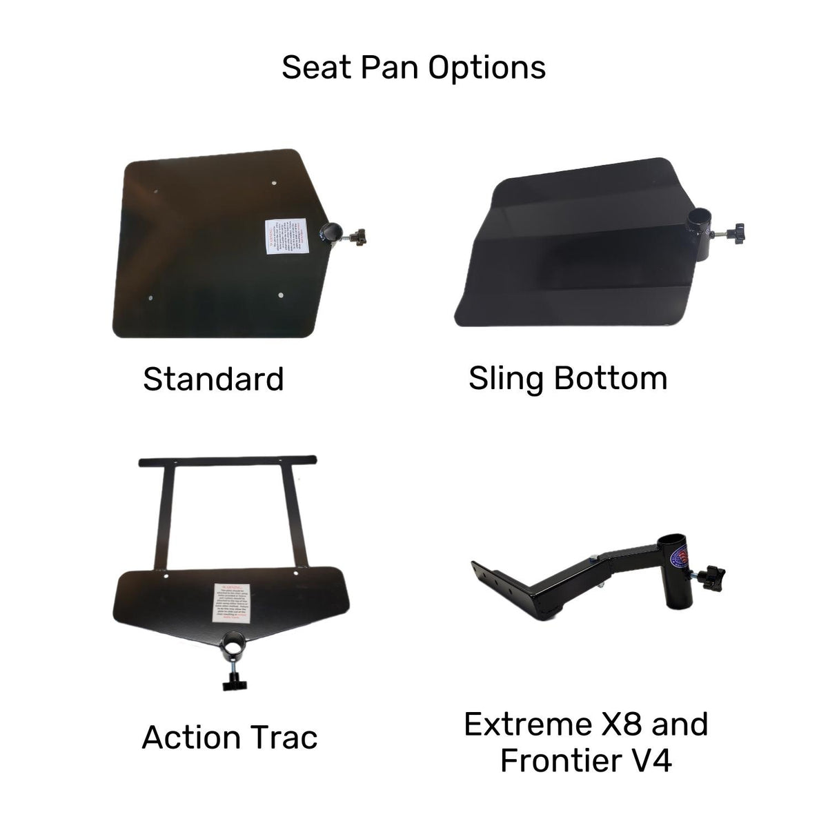 Seat Pan for Powershooter, Sharpshooter, Crossbow and Fishing Rod Holder - Inclusive Inc
