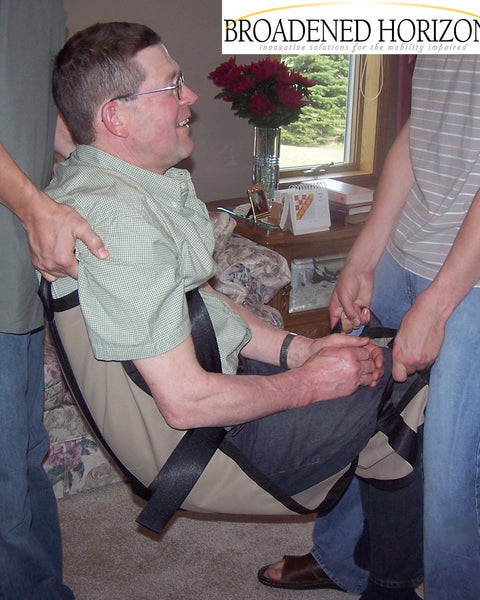 Comfort Carrier Patient Lift Sling for Wheelchair to Aircraft Transfers & Evacuation - FREE WORLDWIDE SHIPPING! - Inclusive Inc