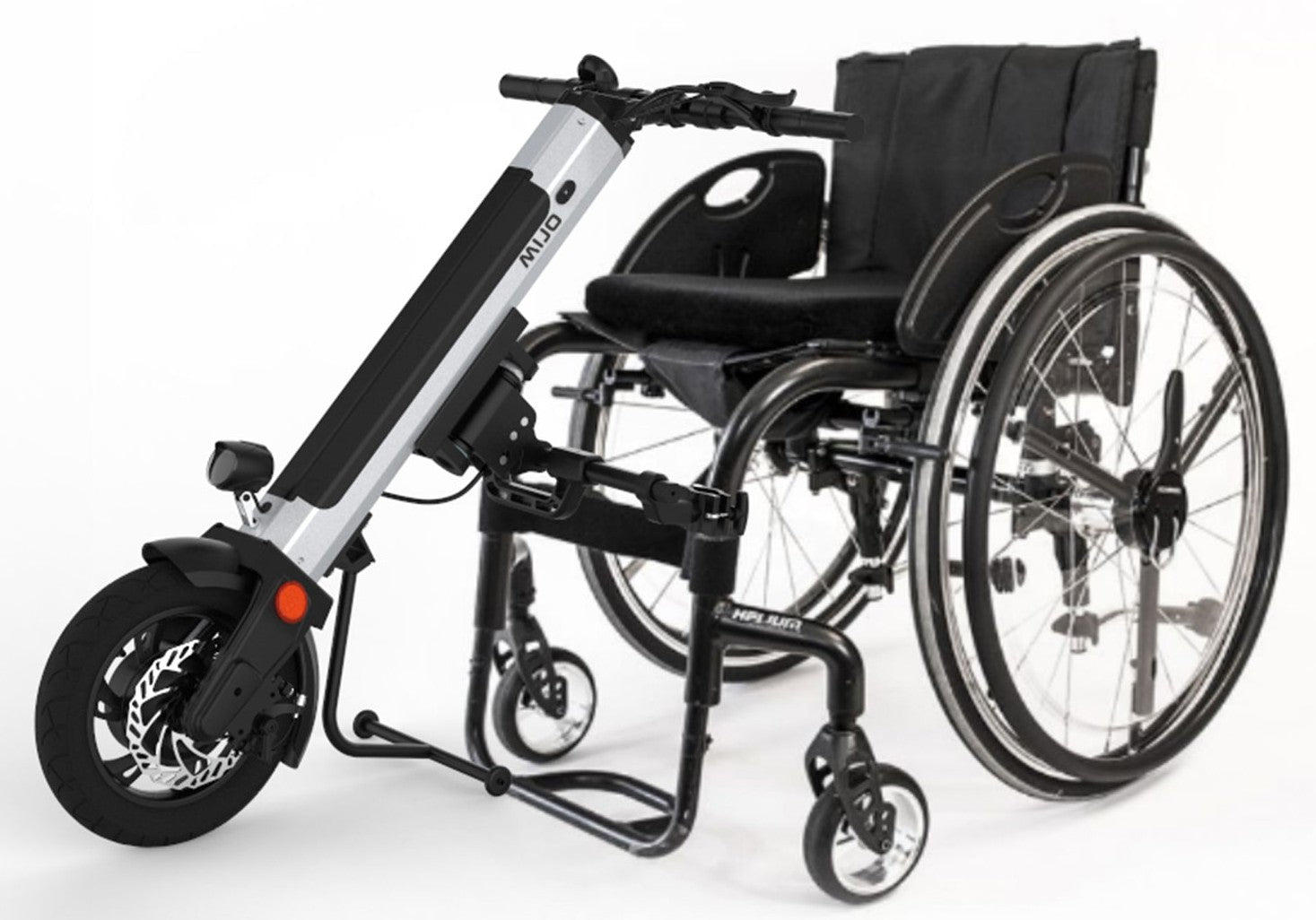 Commuter 36v 12" Electric Handbike Handcycle for Manual Wheelchairs - Inclusive Inc