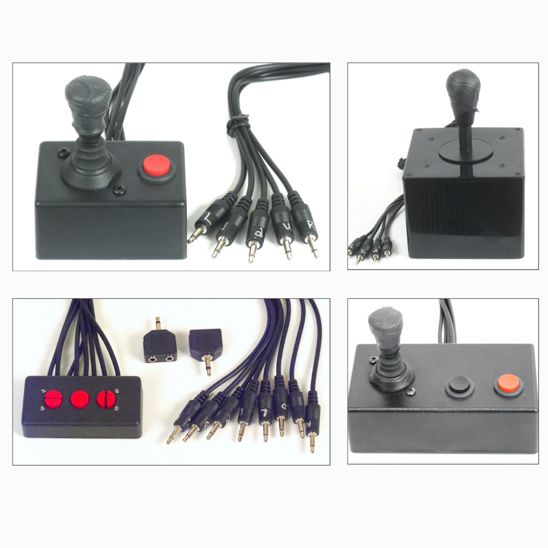 Digital 4-way Joysticks with (5) 3.5 mm plugs for Xbox Adaptive Game Controller - Inclusive Inc