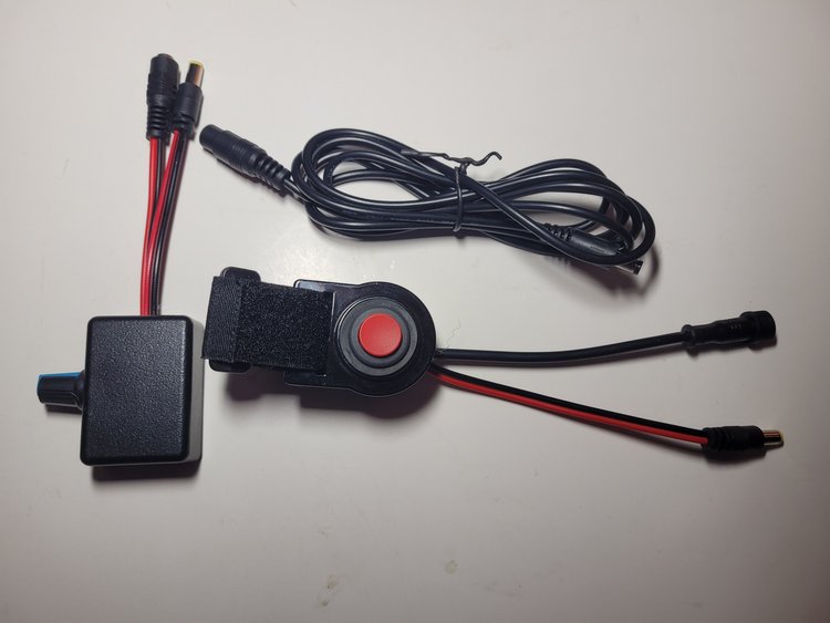 Electric Fishing Reel Controls - Switch enabled -mounted roughneck + speed controller