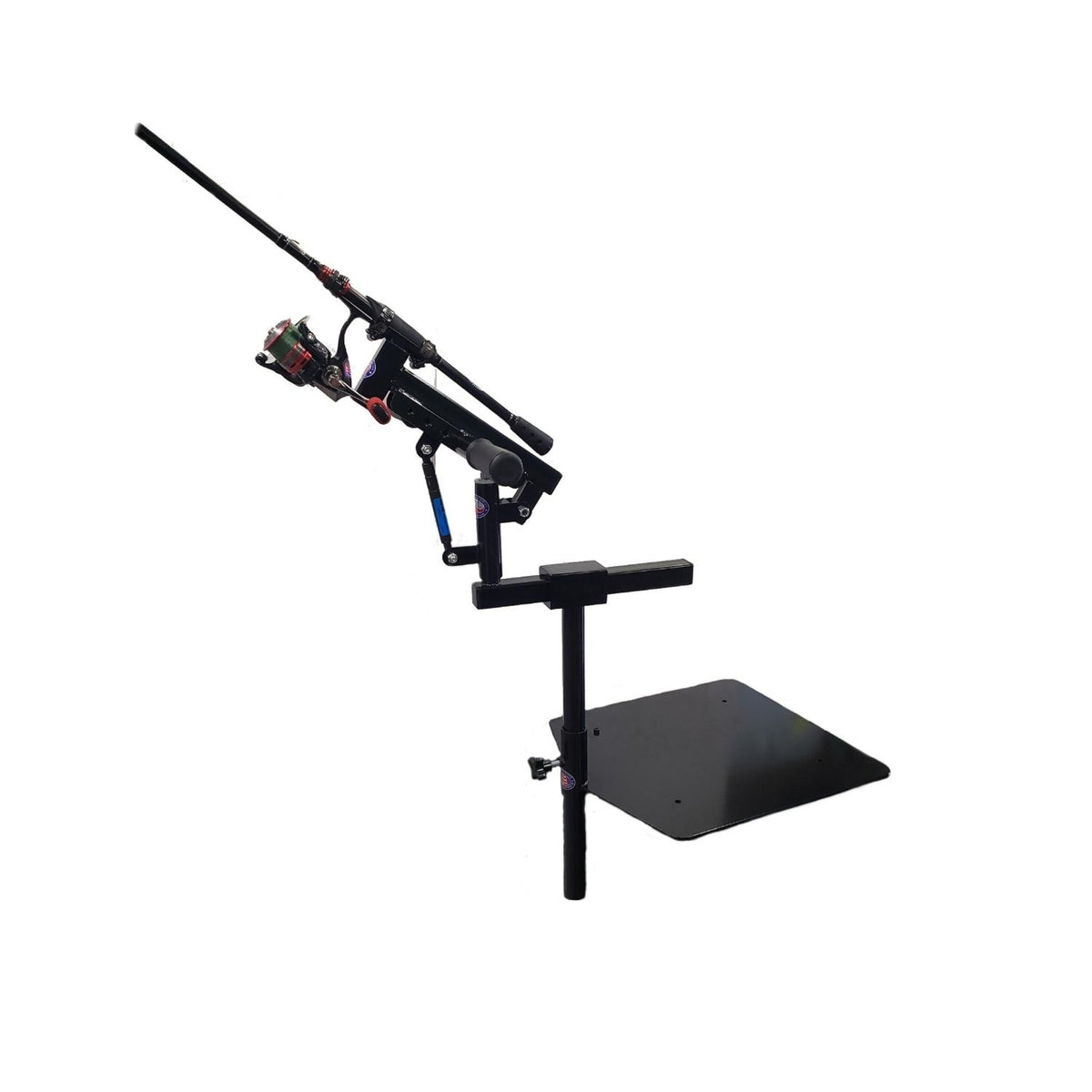 坐轮椅座椅的空震鱼斗杆支架