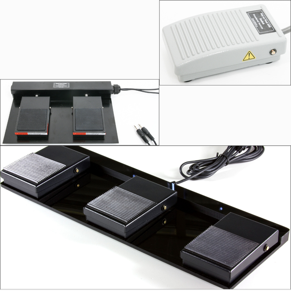 Foot Pedal Ability Switches - Single, Dual, or Triple for Microsoft Xbox Access Controller - Inclusive Inc