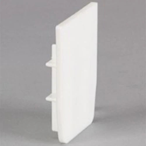360419 Standard Track White Molded Styrene End-cap (cosmetic not required)