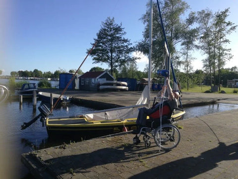 Mastlift Manual Powered Patient Lift - designed by Pro Sailors - Inclusive Inc