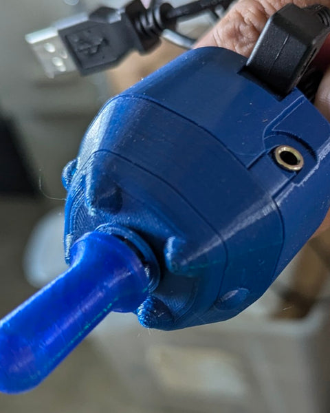 Versatility v5 Microlite Lip or Fingertip Adaptive Game Controller & Mouse for C3/C4 Quads, MD, SMA, ALS - Inclusive Inc