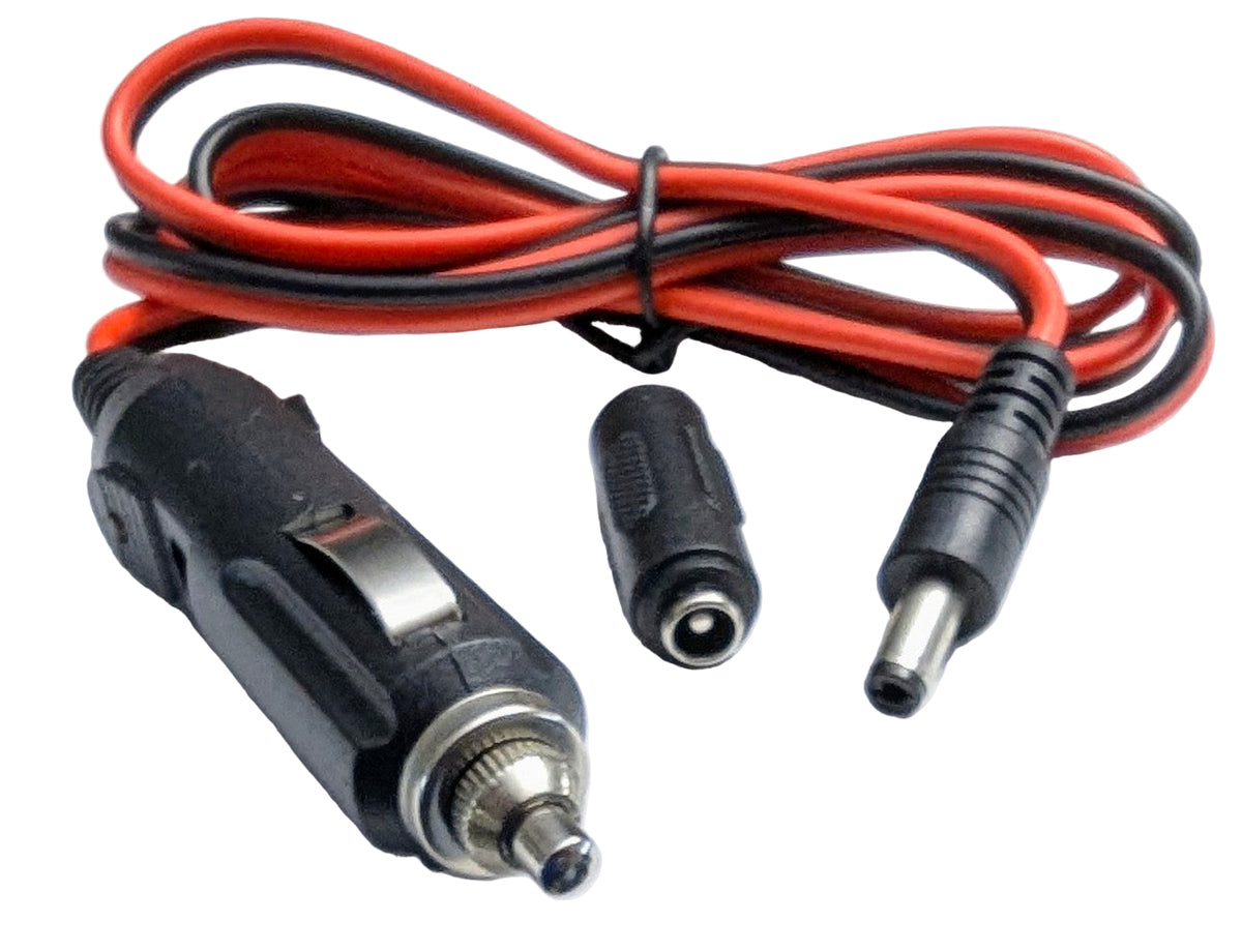 Power2Go v2 CLA Male to 5.5x2.1 male or female 18 AWG 10 amp SKU 1957