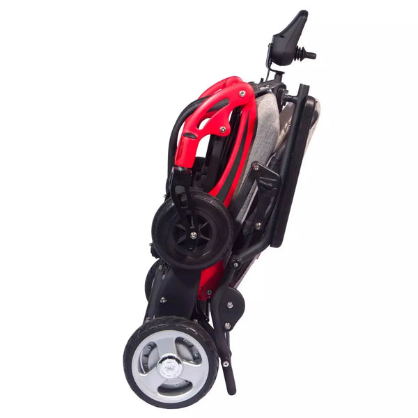 Silla de ruedas de litio plegable de fibra de carbono JBH