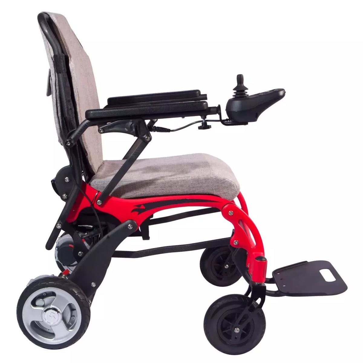 JBH Fibre de carbone pliant en fauteuil roulant au lithium