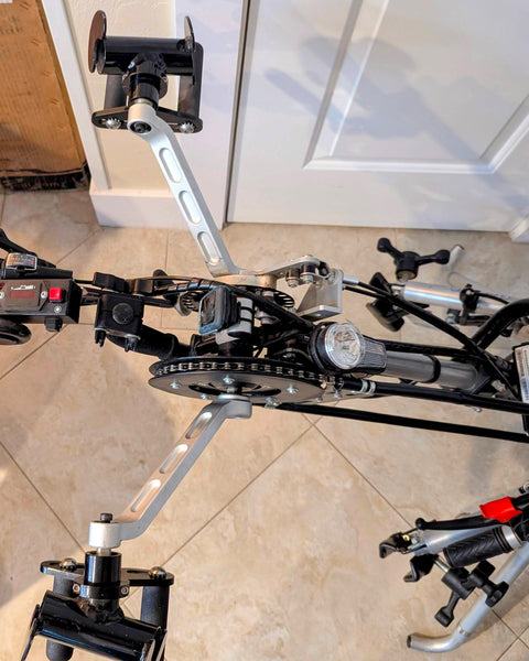 Stricker Quadriplegic Power-Assist Manual Wheelchair Attachable Handcycle (FREE DHL Shipping Worldwide)