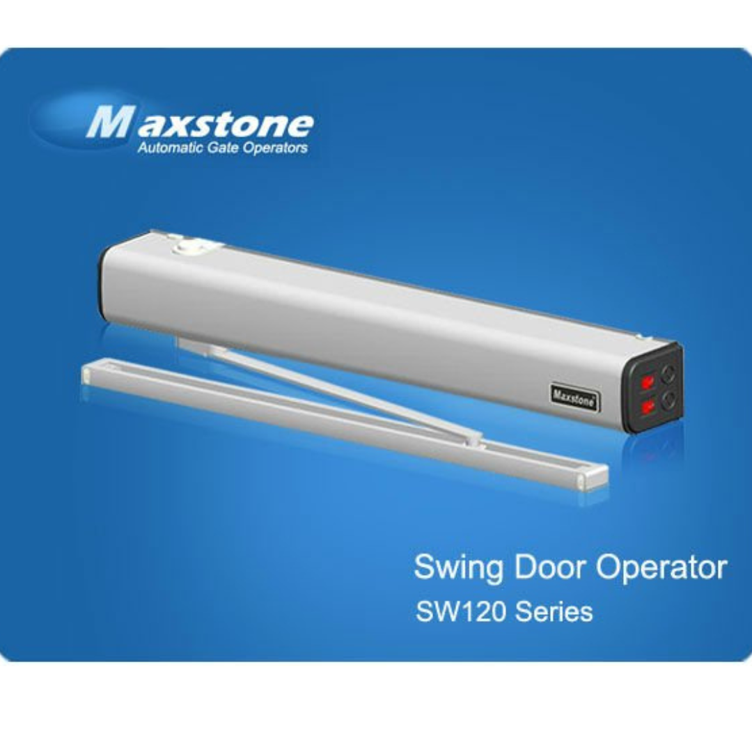 Automatic Swing Door Opener + Wi-fi, Alexa, Exterior Security Keypad, Interior Wireless Button