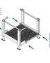 QRamp Module 9: 4' x 4' Straight Platform