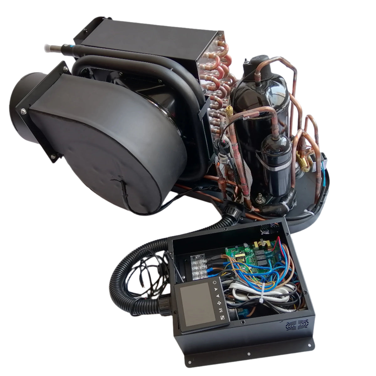 4I Marine Heat Exchanger Solar Air Conditioner - 48v / 24v / 12v DC Titanium Standalone - Inclusive Inc