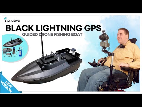 鱼类猎人无人机渔船 - 自适应钓鱼替代铸造 - 可选的GPS Autopilot + Sonar Depth＆Fish Finder