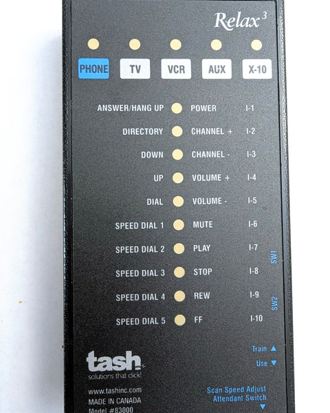 New Relax 3 Switch Scanning IR Environmental Controller