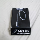 MacMice MicFlex 19'' Flexarm USB Desktop & Portable Microphone for Windows 11 Voice Dictation, Dragon NaturallySpeaking, Macs, Android, and iOS - Inclusive Inc