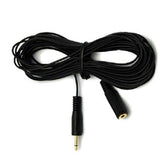 25 ft 3.5 mm Microphone, Speaker, & Ability Switch Male to Female Mono 2 Conductor (or Stereo 3 Conductor) Extension Wire - Broadened Horizons Direct