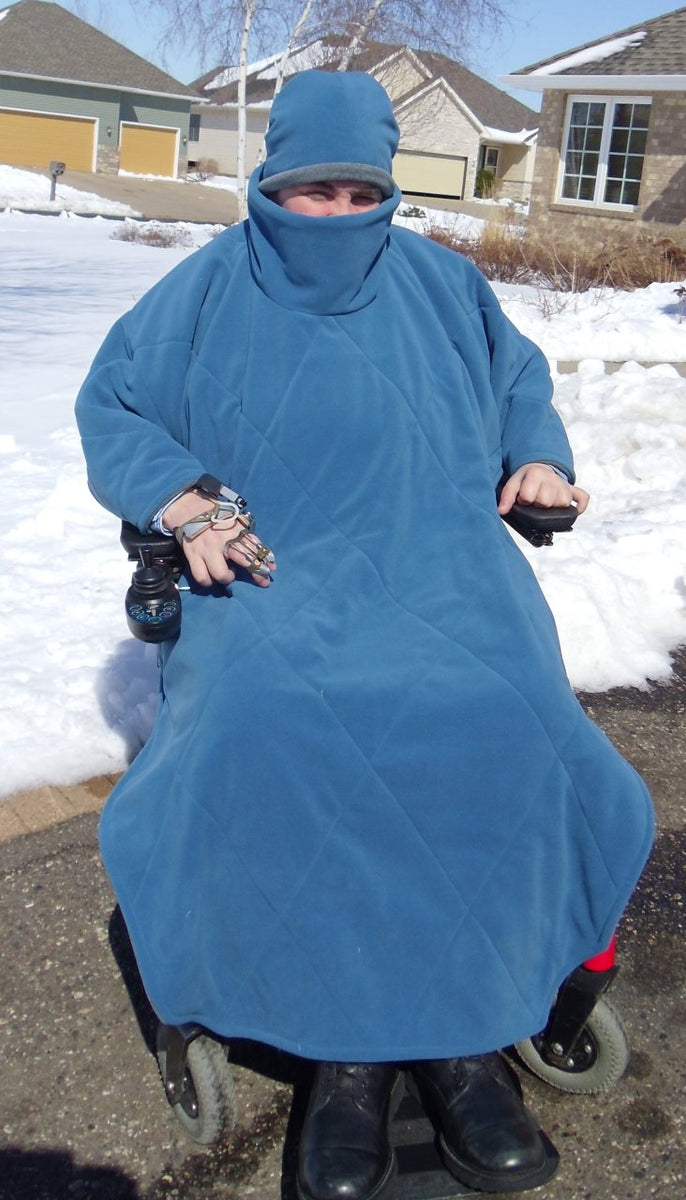 Comfort Coat Polartec Microfiber Fleece Wheelchair Poncho - Broadened Horizons Direct