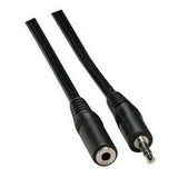 25 ft 3.5 mm Microphone, Speaker, & Ability Switch Male to Female Mono 2 Conductor (or Stereo 3 Conductor) Extension Wire - Broadened Horizons Direct