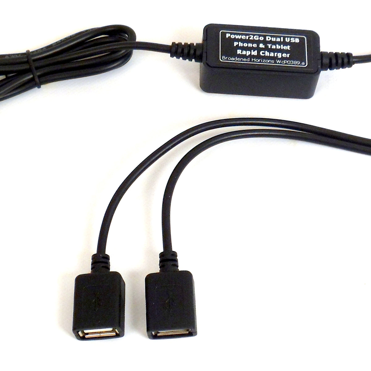 Power2Go Dual USB Phone & Tablet 3A Rapid Charger for iPhone, iPad, Android, and more - Broadened Horizons Direct