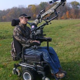 Powershooter Powered Gun Mount Pkg for C1-C5 Quadraplegics - Broadened Horizons Direct