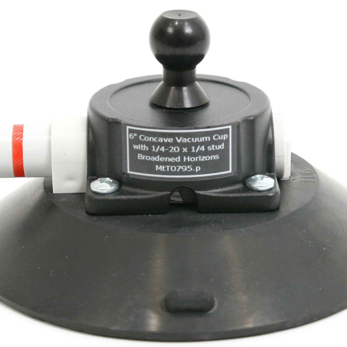 3rd Arm 6 inch Vacuum Suction Cup Base - Heavy Duty 75lbs with Plunger 