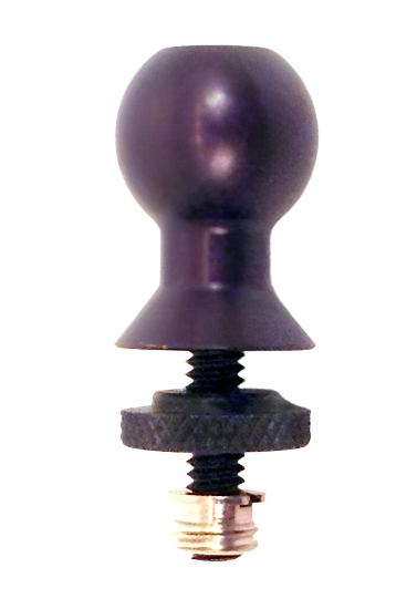 3rd Arm Ball Top with Thumbnut for cameras, devices with tripod mount point 