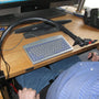 Dual Bite Switches on 26'' 3rd Arm Flex Mount with C-Clamp Base - Broadened Horizons Direct