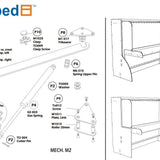 DIY Ritzy Do-It-Yourself Mechanism, Plans Drawings, & Assembly Instructions - Broadened Horizons Direct