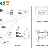 DIY Slim Twin (Single) Do-It-Yourself Mechanism, Plans Drawings, & Assembly Instructions - Broadened Horizons Direct