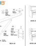DIY Double-Decker Twin over Twin (Single) Do-It-Yourself Mechanism, Plans Drawings, & Assembly Instructions - Broadened Horizons Direct