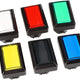  6 pacote: vermelho, amarelo, azul, verde, branco, preto