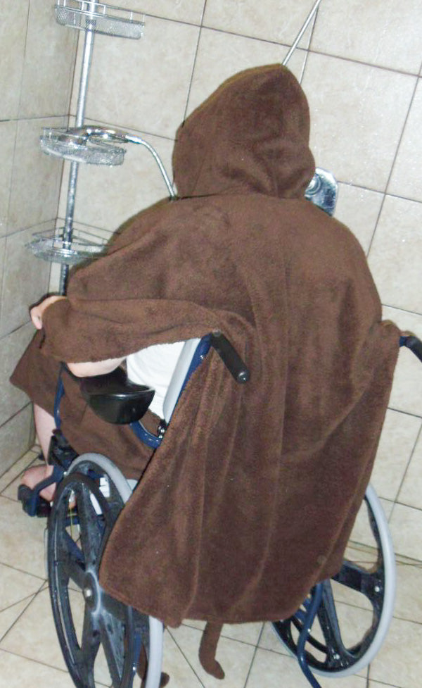 Comfort Robe - Bathroom Privacy & Comfort for Wheelchairs - Broadened Horizons Direct