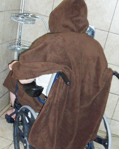 Comfort Robe - Bathroom Privacy & Comfort for Wheelchairs - Broadened Horizons Direct