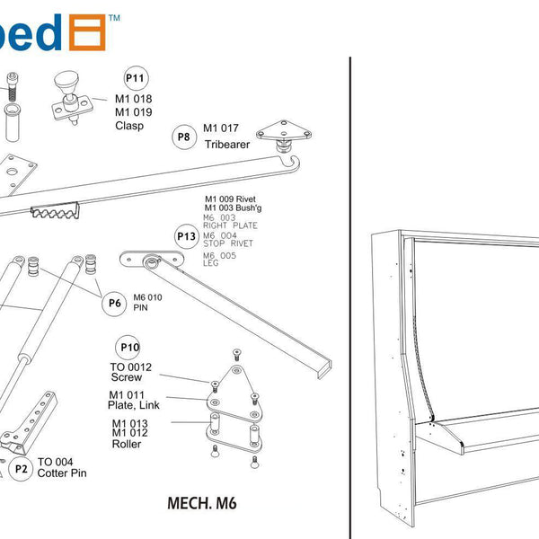 DIY Majestic Queen Do-It-Yourself Mechanism, Plans Drawings, & Assembly Instructions - Broadened Horizons Direct