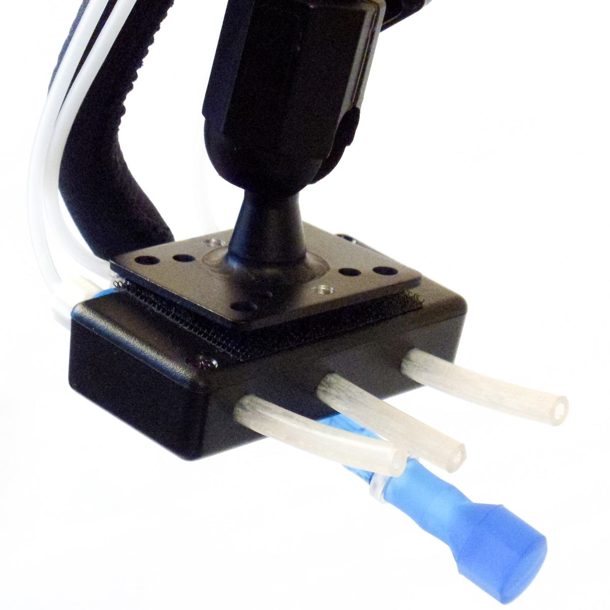 Sip-n-Puff Bed Controller on Bed Mattress Mount - Broadened Horizons Direct