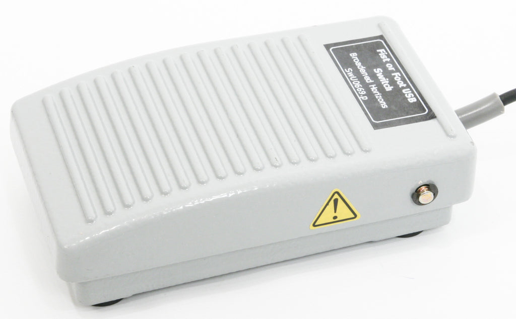 Heavy-Duty Foot Switch - Metal side view