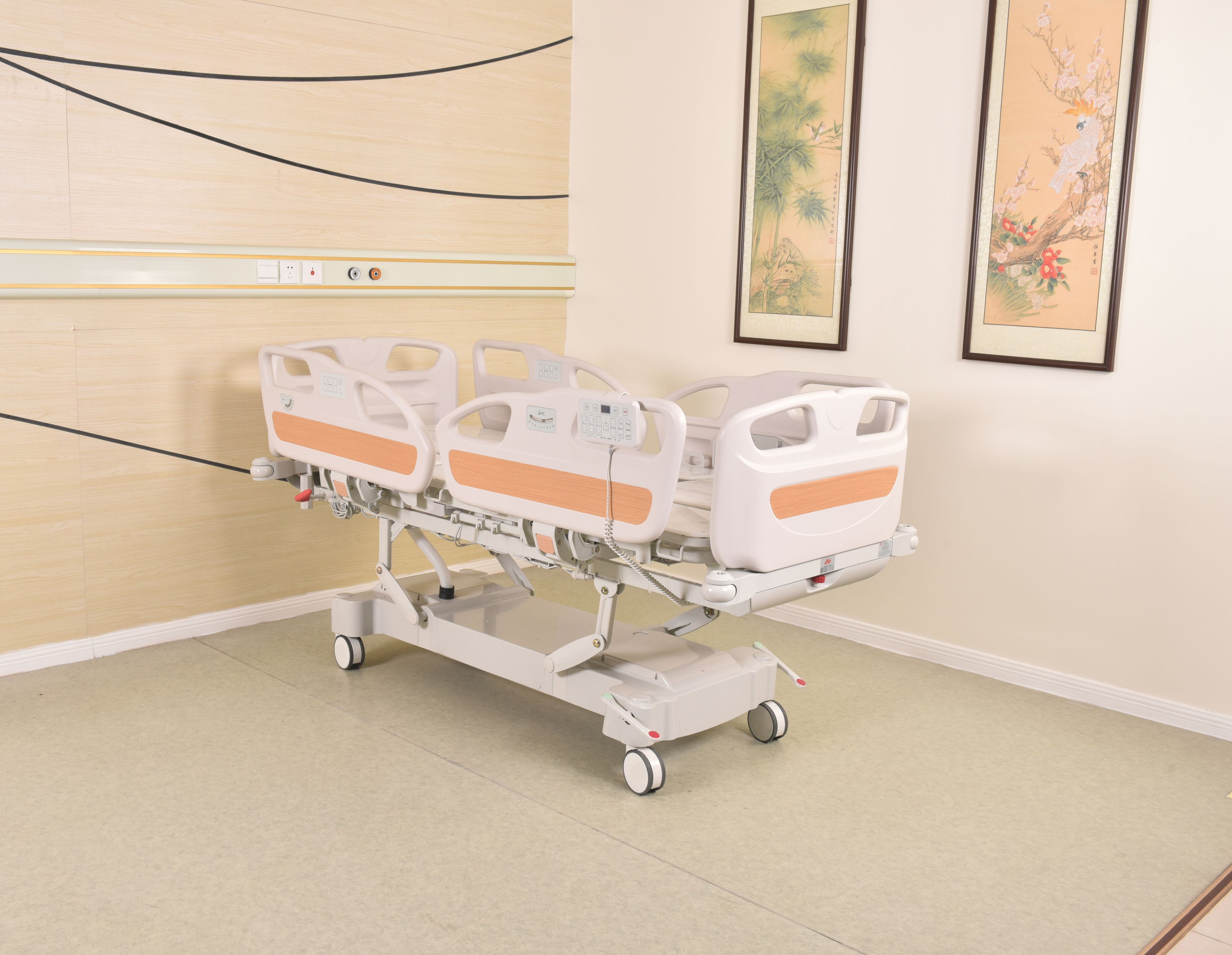 Horizonal Lateral Rotation 5 Function Hospital Bed with 33 x 77 inch Mattress - FREE Continental USA Shipping - Broadened Horizons Direct