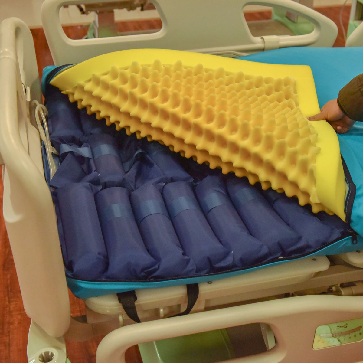 Horizonal Lateral Rotation 5 Function Hospital Bed with 33 x 77 inch Mattress - FREE Continental USA Shipping - Broadened Horizons Direct