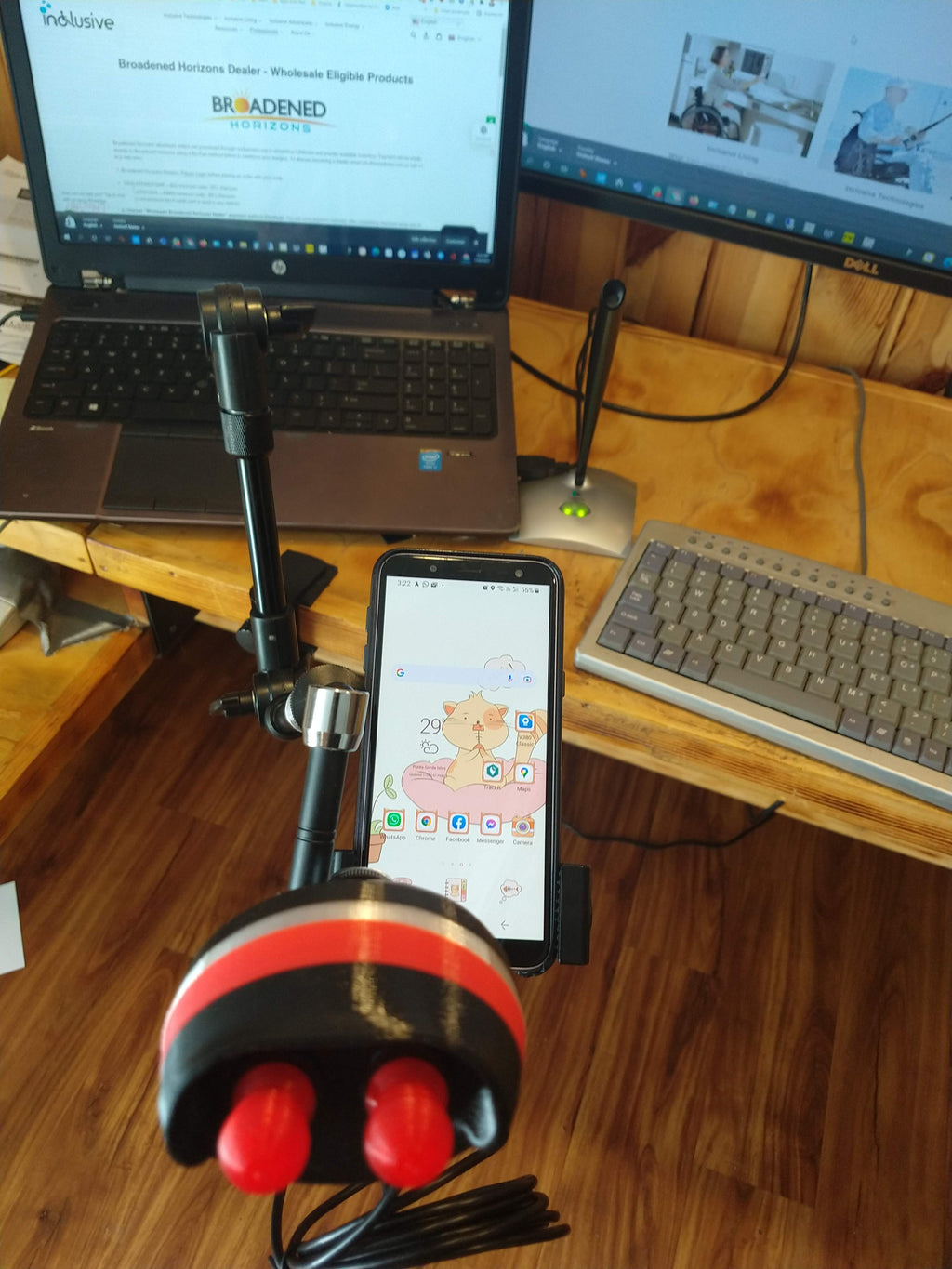 QuadMouse Controller on Mount - Inclusive Inc