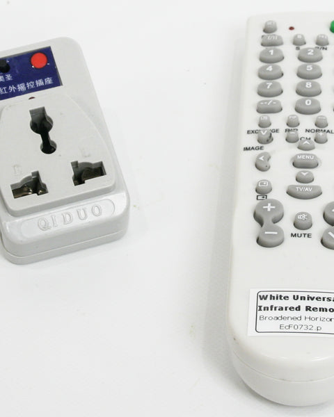 Infrared ECU 220VAC Wall Outlet Controller with Remote