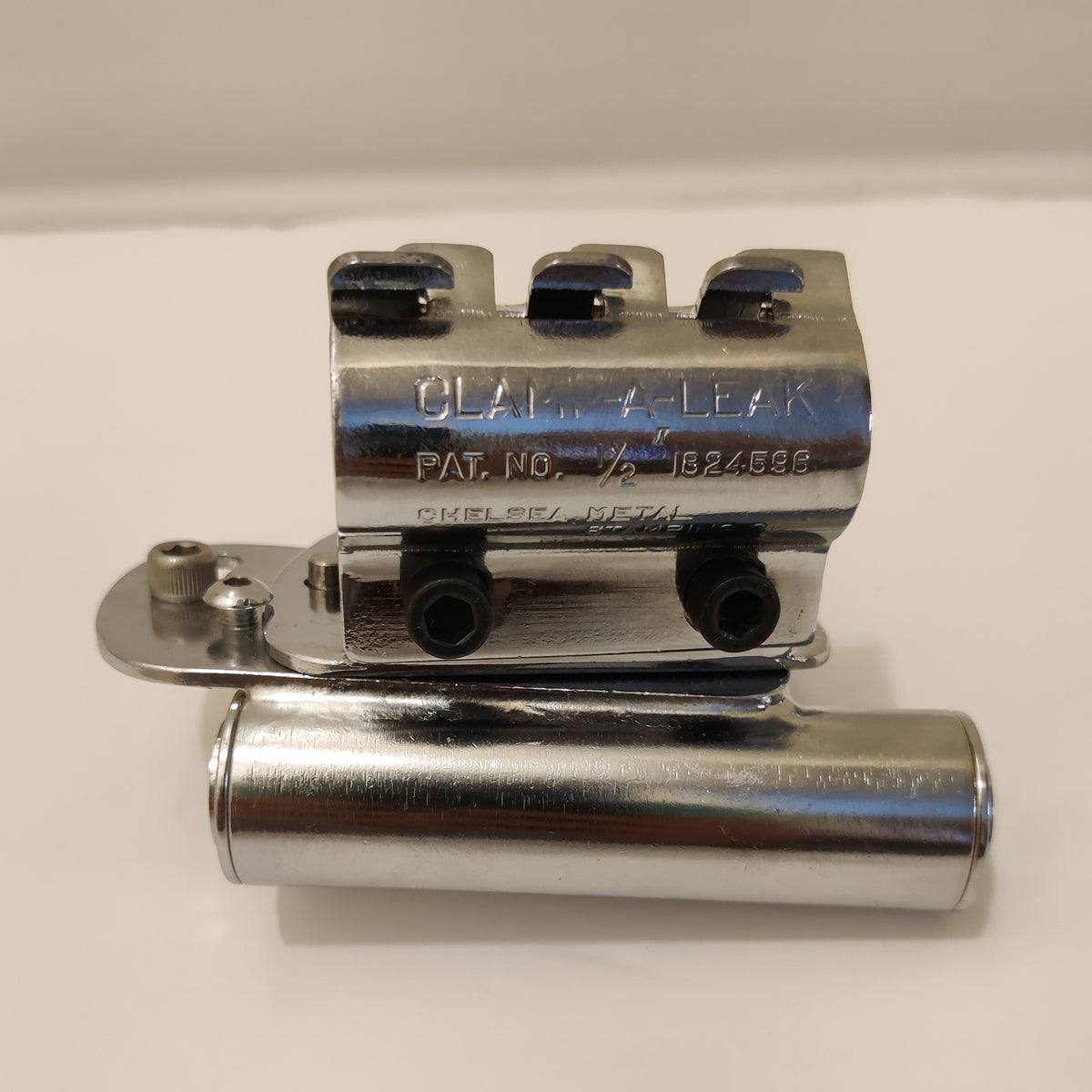 JAECO Fully Reclining Bracket for Mobile Arm Support Part 1824596 Clamp Uses Clamp-a-Leak 1/2" Patent 1824586 Chelsea Metal Stamping