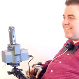 Camera Motorized Pan & Tilt Tripod Head + choice of Adaptive Hand, Finger, or Chin Joystick Controls - Inclusive Inc