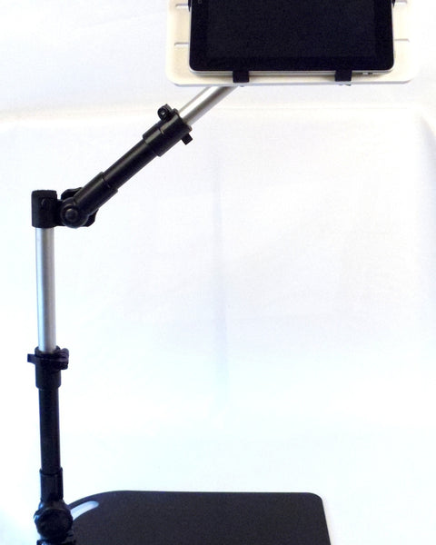 Robo Arm + Bed Mattress Base holding Tablet