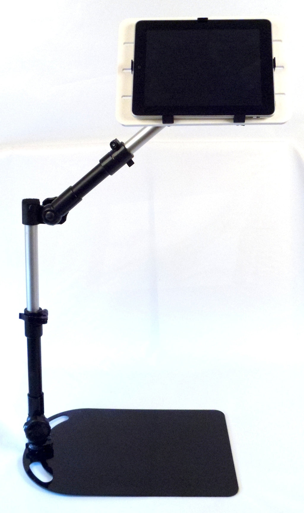 Robo Arm + Bed Mattress Base holding Tablet