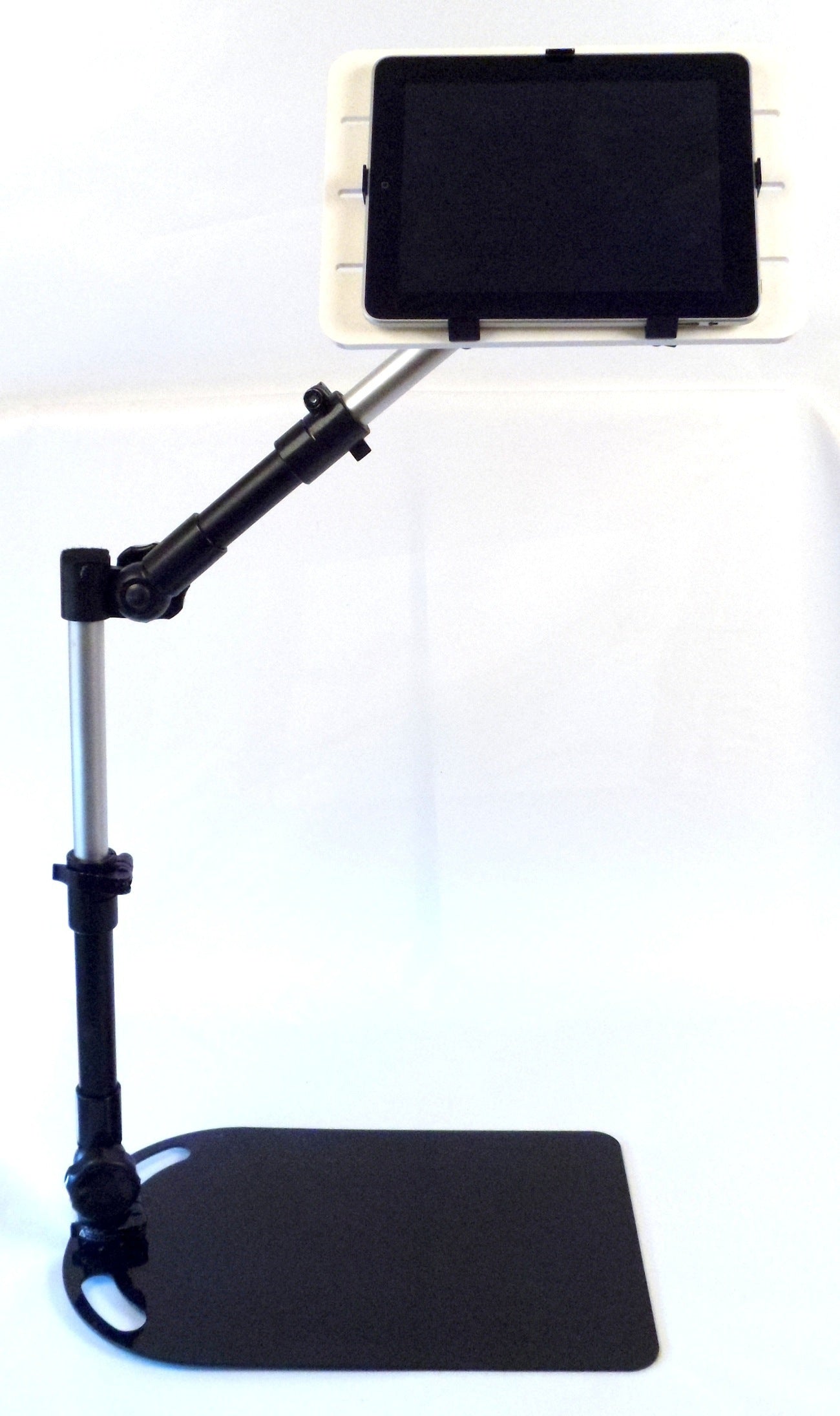 Robo Arm + Bed Mattress Base holding Tablet