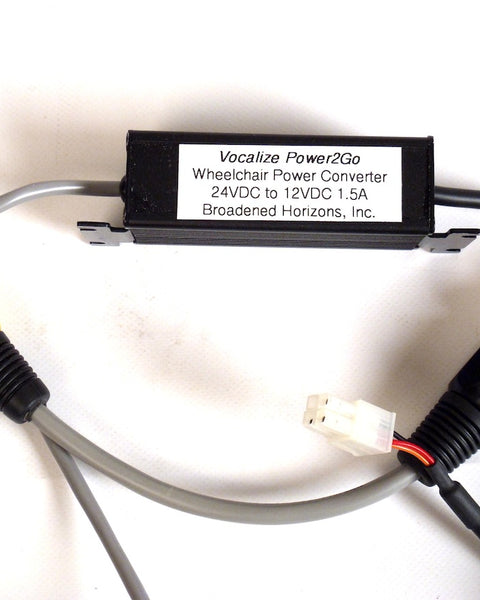 Vocalize Power2Go Wheelchair 3-Prong Charging Socket Power Adapter (24VDC to 12VDC 450mA)